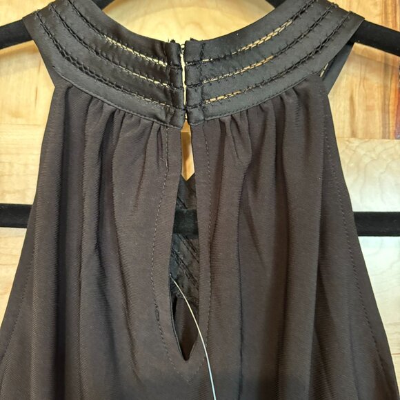 NWT White House Black Market Cross Front Halter S Black 570347419 - Picture 11 of 14